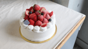 いちごの生クリームケーキ